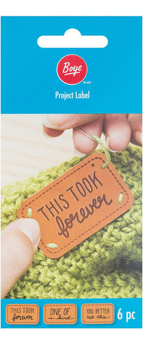 Boye Etiquetas De Piel Sarcástica Hechas A Mano Para Manua. 1