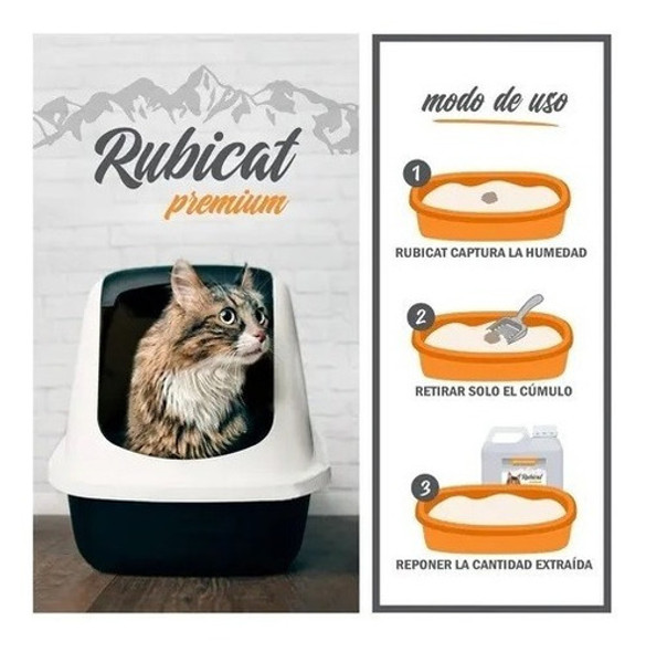 Piedritas Para Gatos Aglomerante Rubicat Premium 22kg Persa 1 Piedritas Para Gatos Aglomerante Rubicat Premium 22kg Persa 1