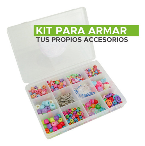 Kit Bijou Moda Para Armar Joyas Pulsera Collares Bijou Smile 1