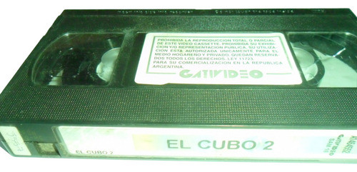 Vhs El Cubo 2 Hipercubo ( Cube 2: Hypercube, 2002) 0