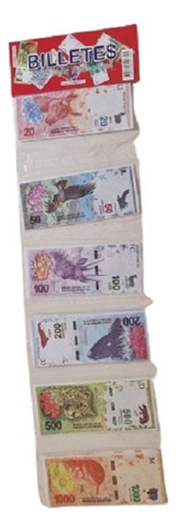 4 Pack Laminas De Billetes Didacticos Niños Juguetes 1