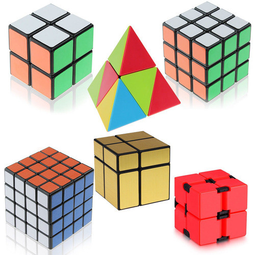 Magic Speed Cube Pack 2 X 2 3 X 3 4 X 4 Pirámide Espejo Cubo 0