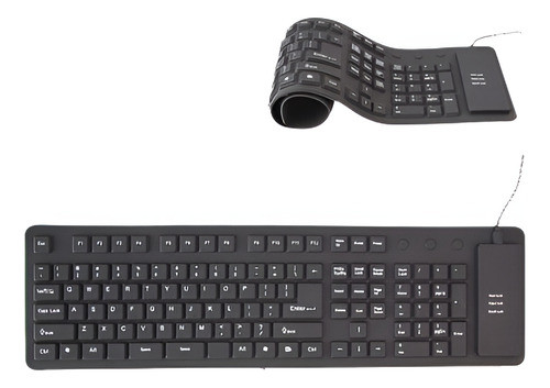 Mini Plegable Ultra Fino Usb Cable Teclado Para Laptop Compu 0