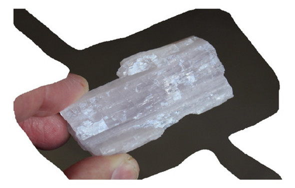 Kunzita Rosa Piedra Mineral Natural En Bruto Grande - 6,5 Cm 0