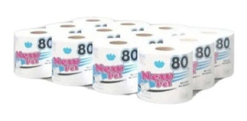 Papel Higiénico New Pel 80mts Individual Bulto X 12un 0