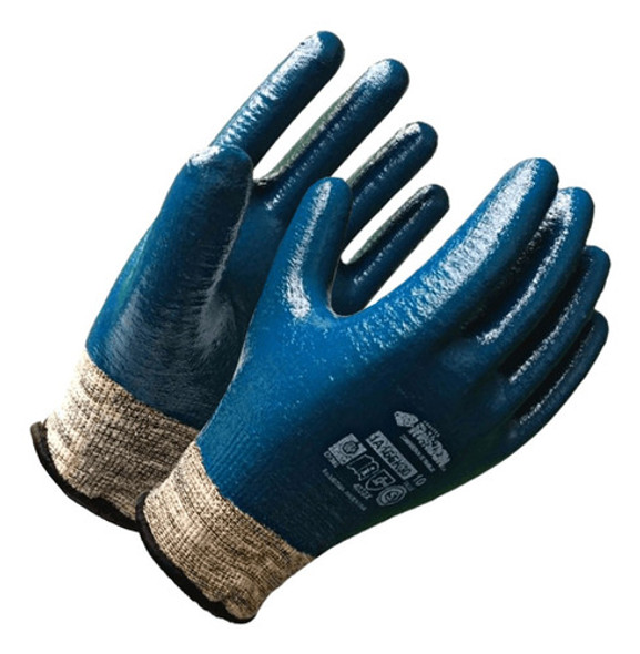 Guante Cargo Nitrilo Azul P/tejido Randon 0