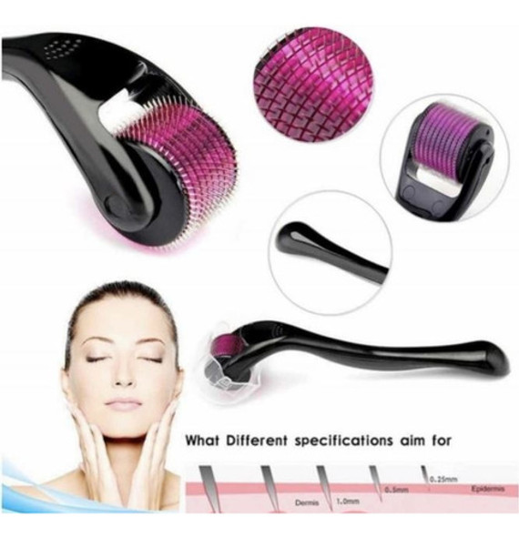 Dermaroller Mesoroller Tratamiento Facial 540 Agujas Antiage 1