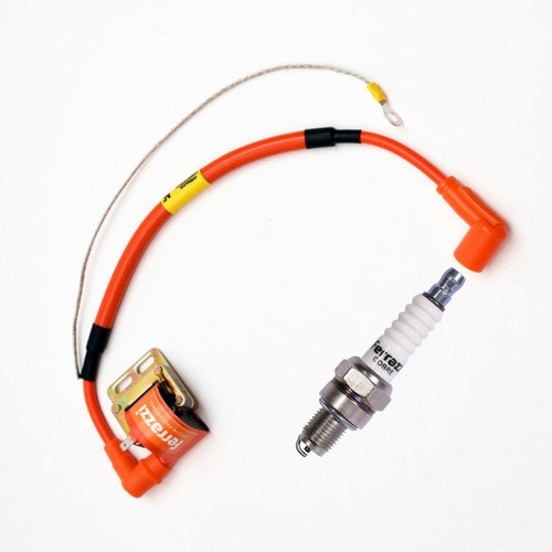 Kit Cable Bobina Y Bujía Cobre Ferrazzi Honda Wave 110 0