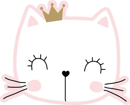 Kit Imprimible Candy Bar Gata Gatita Rosa Personalizado 1