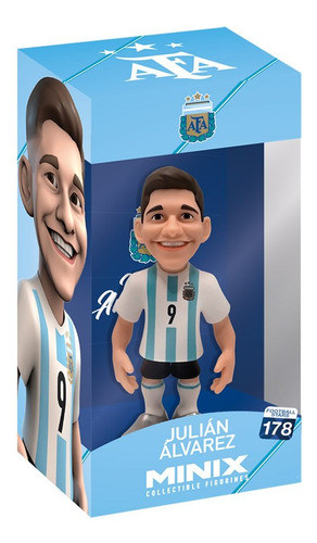 Muñeco Figura Julian Alvarez Selección Arg Colección Minix 0