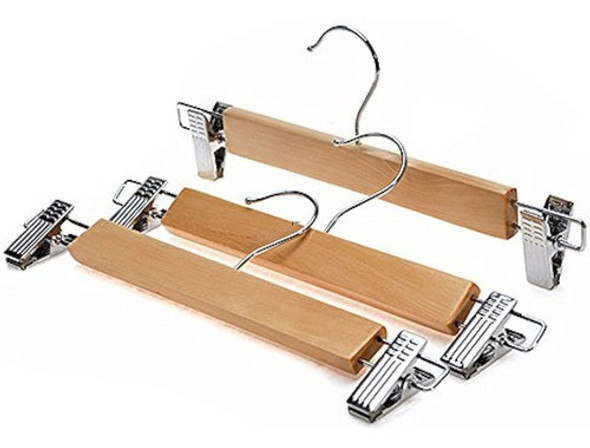 Lohas Home H02 Natural Theaceae Falda Perchas Madera Pantalo 1