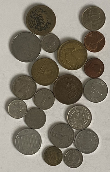 20 Monedas Distintas Antiguas, América Muchos Países, Ame27 1
