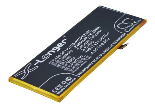 Bateria Cs-hup820sl P/ Huawei P8 Lite, Hb3742a0ezc+, 2200mah 0