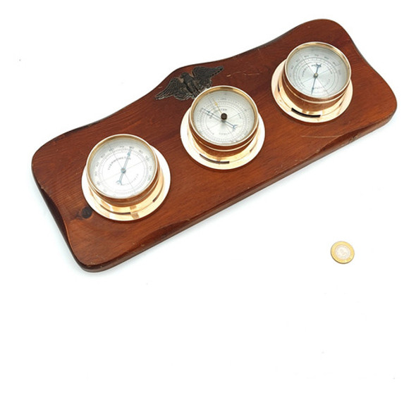 Central Meteorologica Termometro Barometro Springfield Usa 0