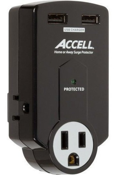Protector Contra Sobretensiones De Viaje De 3 Salidas Accell 0