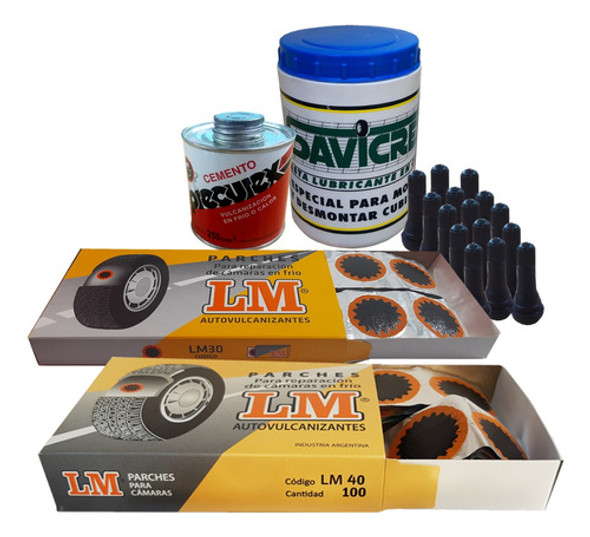 Combo Gomerias Nro.06 Lm-40+px-1/4+lm-30+pasta+valvulas 0