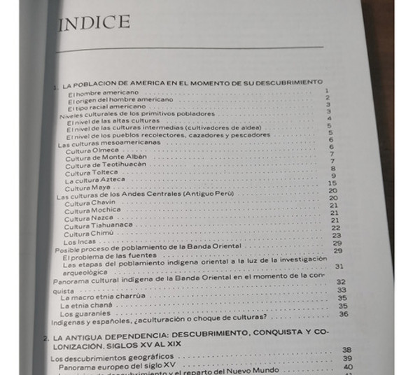 Libro    Historia Del Uruguay Y De América   Tomo 1 1