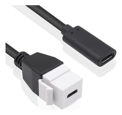 Poyiccot Cable De Insercin Usb C Keystone, Usb 3.1 Tipo C He 1