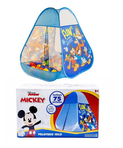 Casita Pelotero Infantil Fun Hause Disney Incluye 75 Pelotas 0