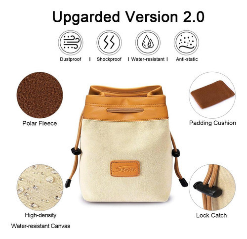 S-zone Bolsa Suave Para Cámara Dslr Insertar Bolso Estuche 1