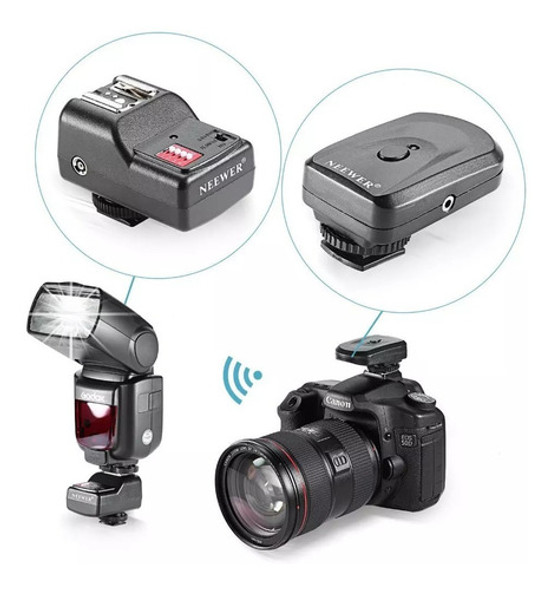 Disparador De Flash Por Radio 16 Canales P/ Nikon Y Canon 1