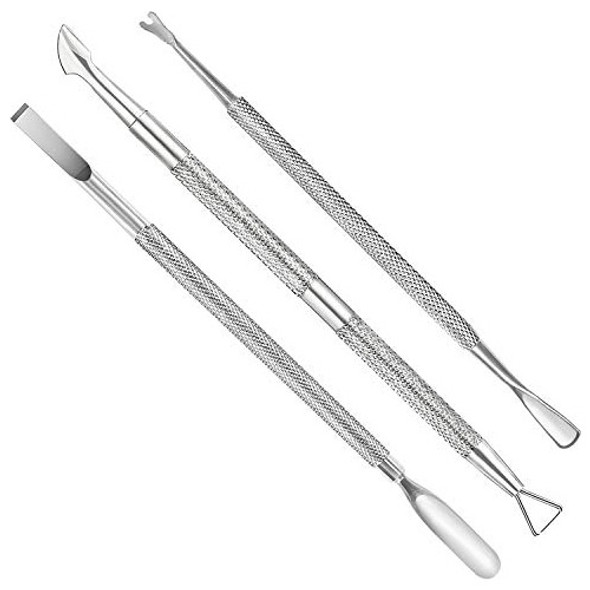 Cortador De Cutículas Con Empujador De Cutículas De Acero In 0