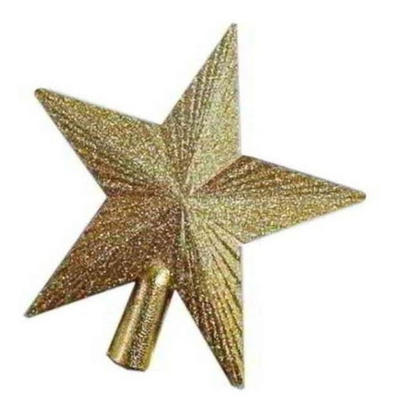 Estrella Gliter 11cm Navideña 0