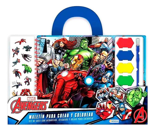 Maletin Crear Y Colorear Avengers Art 03428 La Torre 0