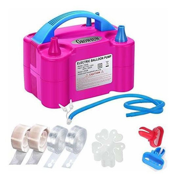 Kit De Bomba Electrica Infladora De Globos 0