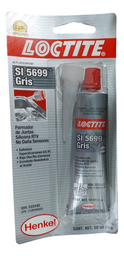 Sellador Formador Juntas Loctite Ultragrey 50gr 5699 0