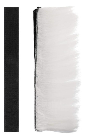 Wakauto Peluca Blanca Peluca Trenza Pelucas Casco De Motocic 0