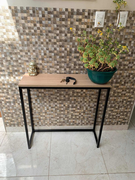 Mesa Recibidora 80 X 26 X 80 Estilo Industrial. 0