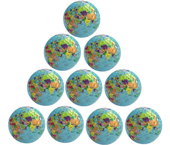 Marketboss 10pcs World Earth Globe Pelota Golf 0
