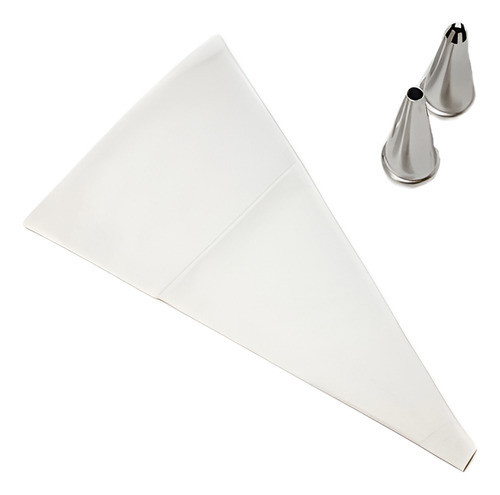 Combo Manga Decorar Pastelera Nº 7 + 2picos Acero Repsotera- 0