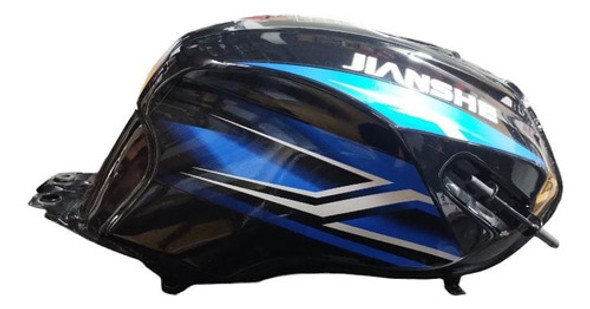 Tanque Nafta Jianshe Js 125 6by Negro Bagattini Motos 0
