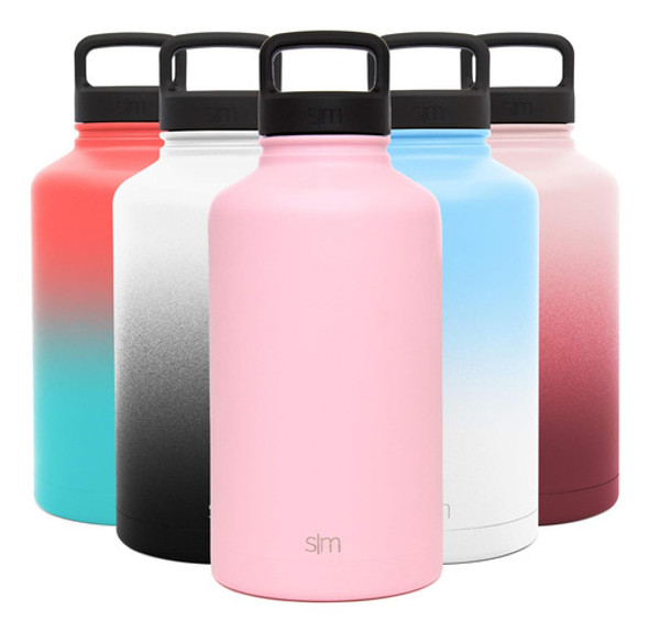 Simple Modern Botella Agua 64oz Blush Red + Tapa Extra 0