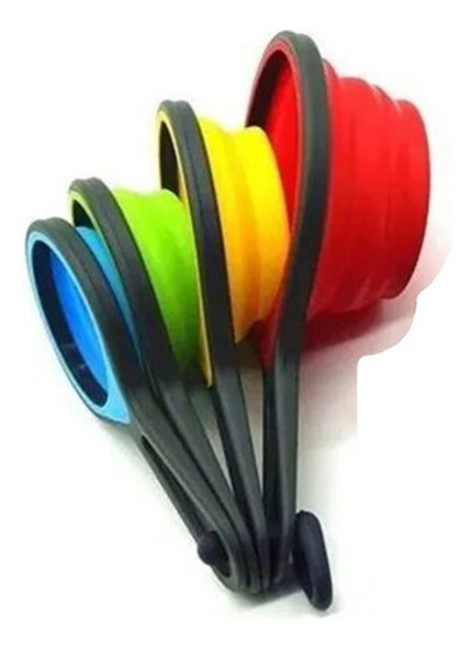Set Cucharas Medidoras Silicona Color Cocina Pettish Online 0