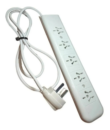 Zapatilla Universal Para 5 Tomas 220v Con Cable 3 Mts 0