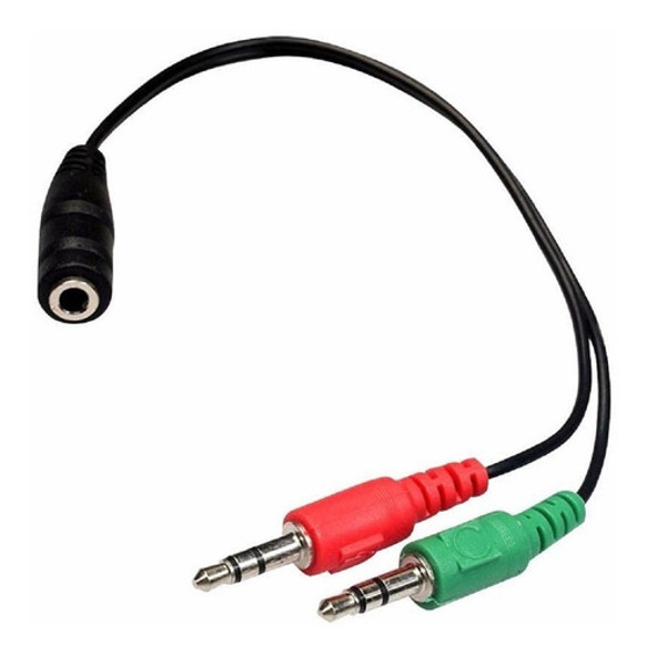 Adaptador 2 Jack 3.5mm Stereo Macho A Hembra De Jack 3.5 Mm 0