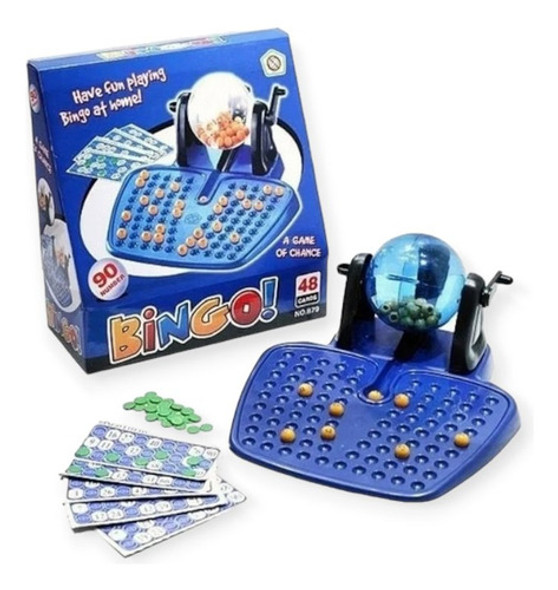 Juego De Mesa Bingo Familiar Con Bolillero 0
