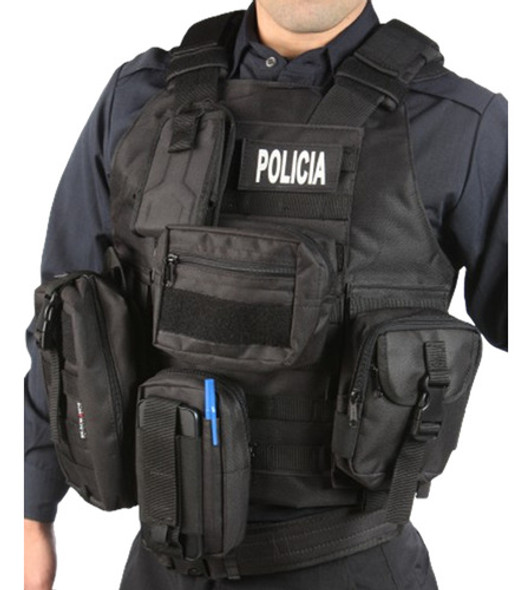 Accesorios X5 Funda Chaleco Policia Molle Tactica Blackops 0
