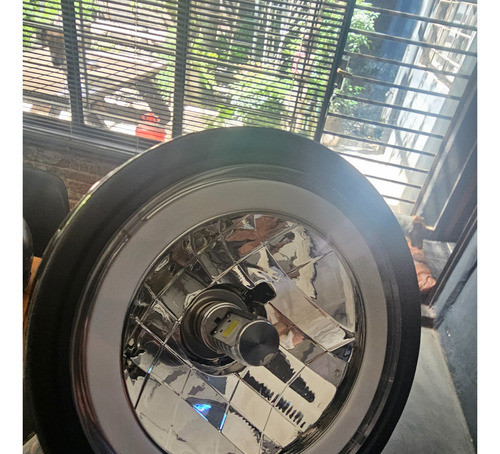 Optica Farol Delantero Cafe Race Led Faro Alta Baja 1