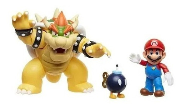 Jakks Pacific Super Mario Set Batalla De Lava De Bowser 1