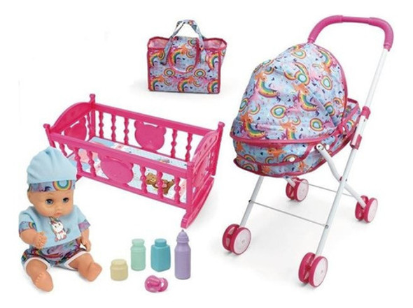 Bebote Con Cuna Y Coche 0