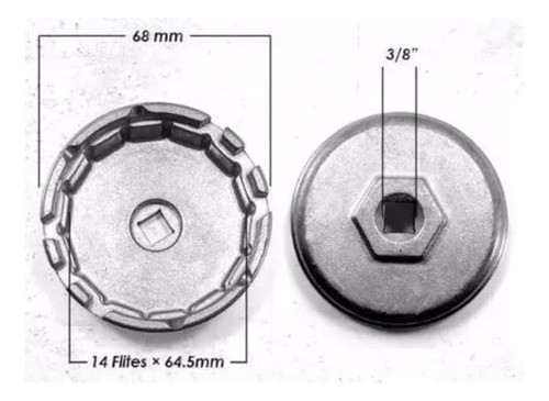 Sacafiltro De Aceite De Toyota - Tipo Copa O Taza | Eurotech 1