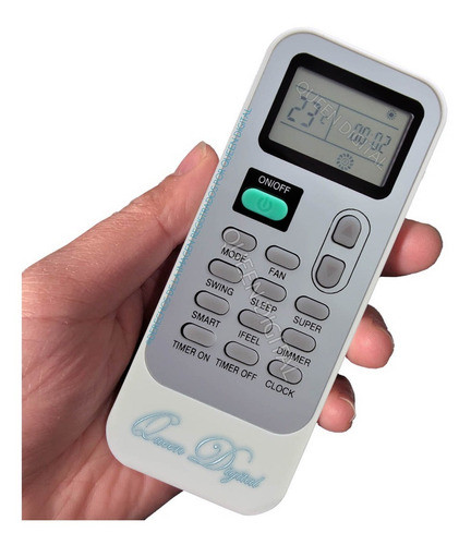 Control Remoto Aire Acondicionado Para Dg11j1-01 Dg11ja-32 0