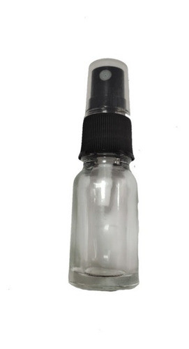 Frasco De Vidrio Transparente De 10ml Tapa C/spray Pack X100 0