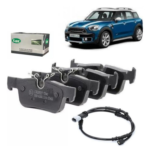 Pastillas Freno Sensor P/ Mini Cooper S Countryman F60 Tras. 0