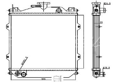 Radiador Agua Suzuki Maruti 1