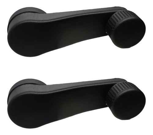 Juego 2 Manijas Levanta Cristal Volkswagen Saveiro Negro 0